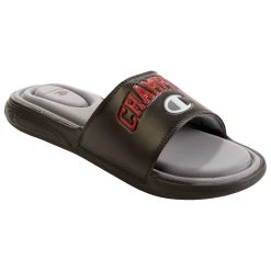 Sandals Mens Champion Vital Arch Athletic Slides - Black/Multi
