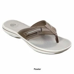 Womens Clarks® Cloudsteppers™ Brinkley Jazz Flip Flop Sandals -BEARPAW® Store 88f99bfc 83f0 48ba 96c6 0cbf02cb3e37