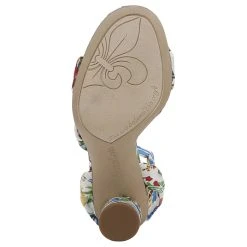 Womens Franco Sarto L-Oma Colorful Slingback Heeled Sandals -BEARPAW® Store 8b1cf003 531e 47e8 85a4 c0c871365e9c