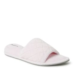 Womens Dearfoams® Quilted Slide Vamp Slippers