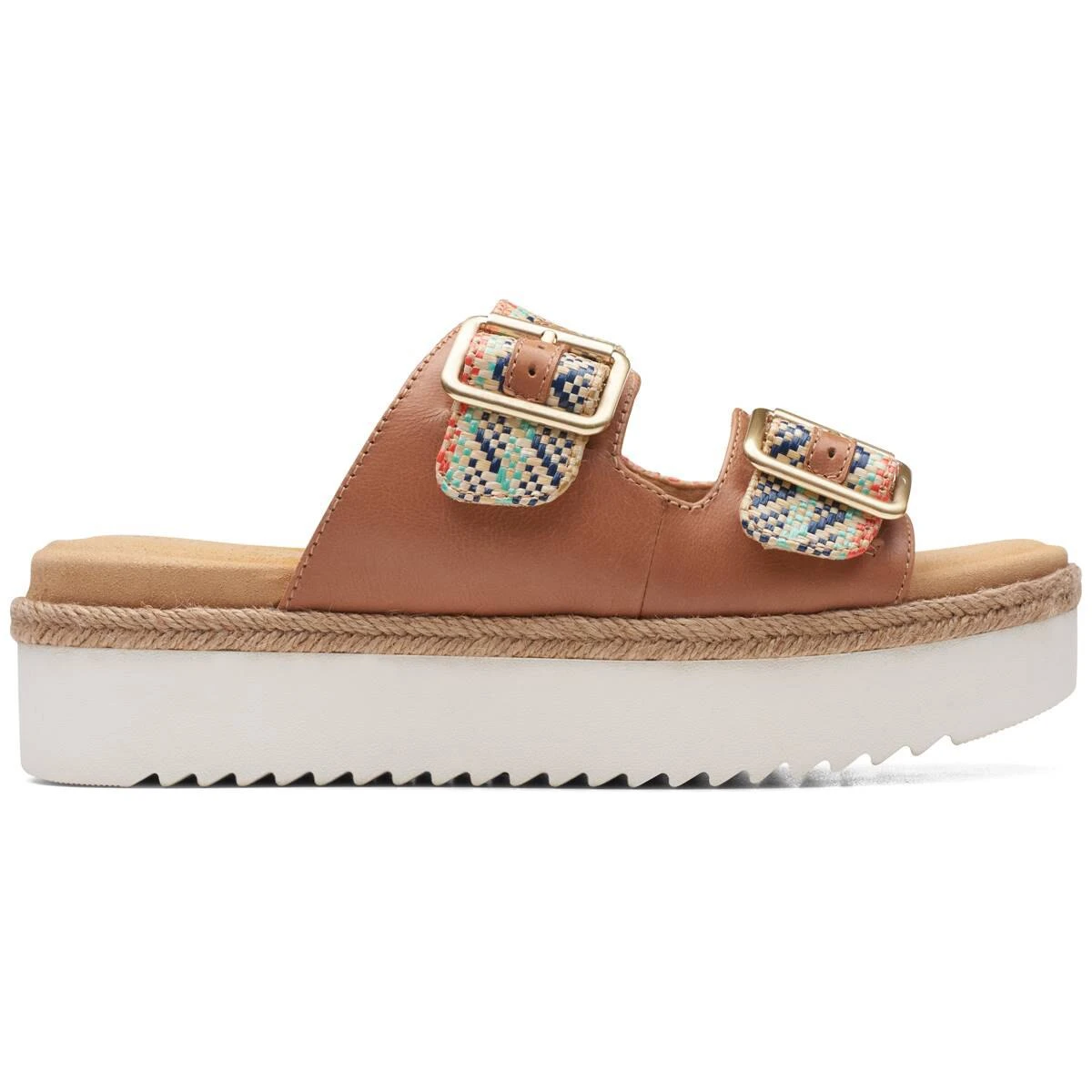 Womens Clarks® Collections Lana Beach Textile Espadrilles Sandals - Image 2