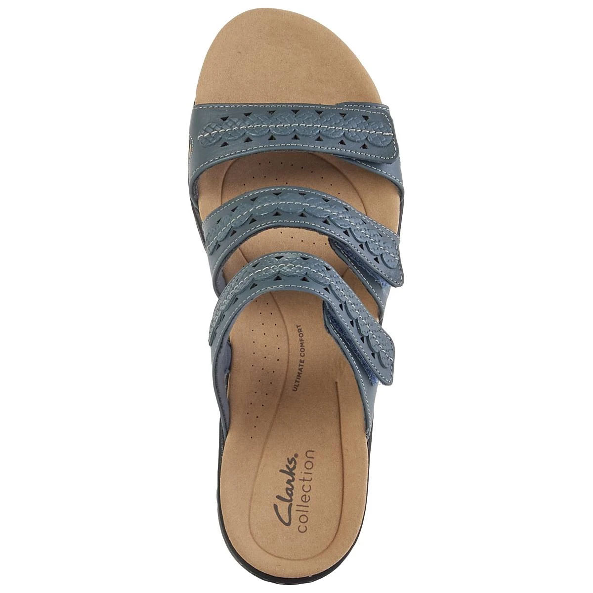 Womens Clarks® Laurieann Cove Strappy Slide Sandals - Image 4