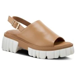 Womens Azura Blondie Slingback Platform Sandals