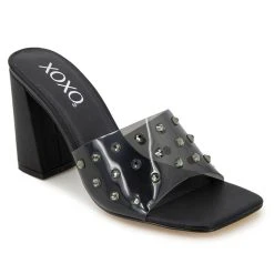 Womens XOXO Razia Heeled Slide Sandals