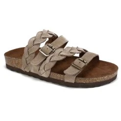 Womens White Mountain Holland Suede Footbeds™ Sandals