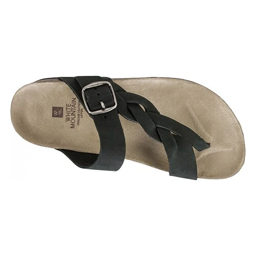 Womens White Mountain Crawford Footbed Sandals - Image 5