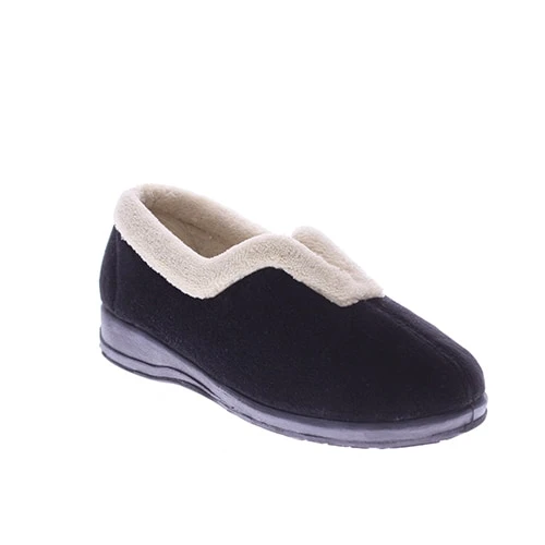 Womens Spring Step Cindy Slippers - Black