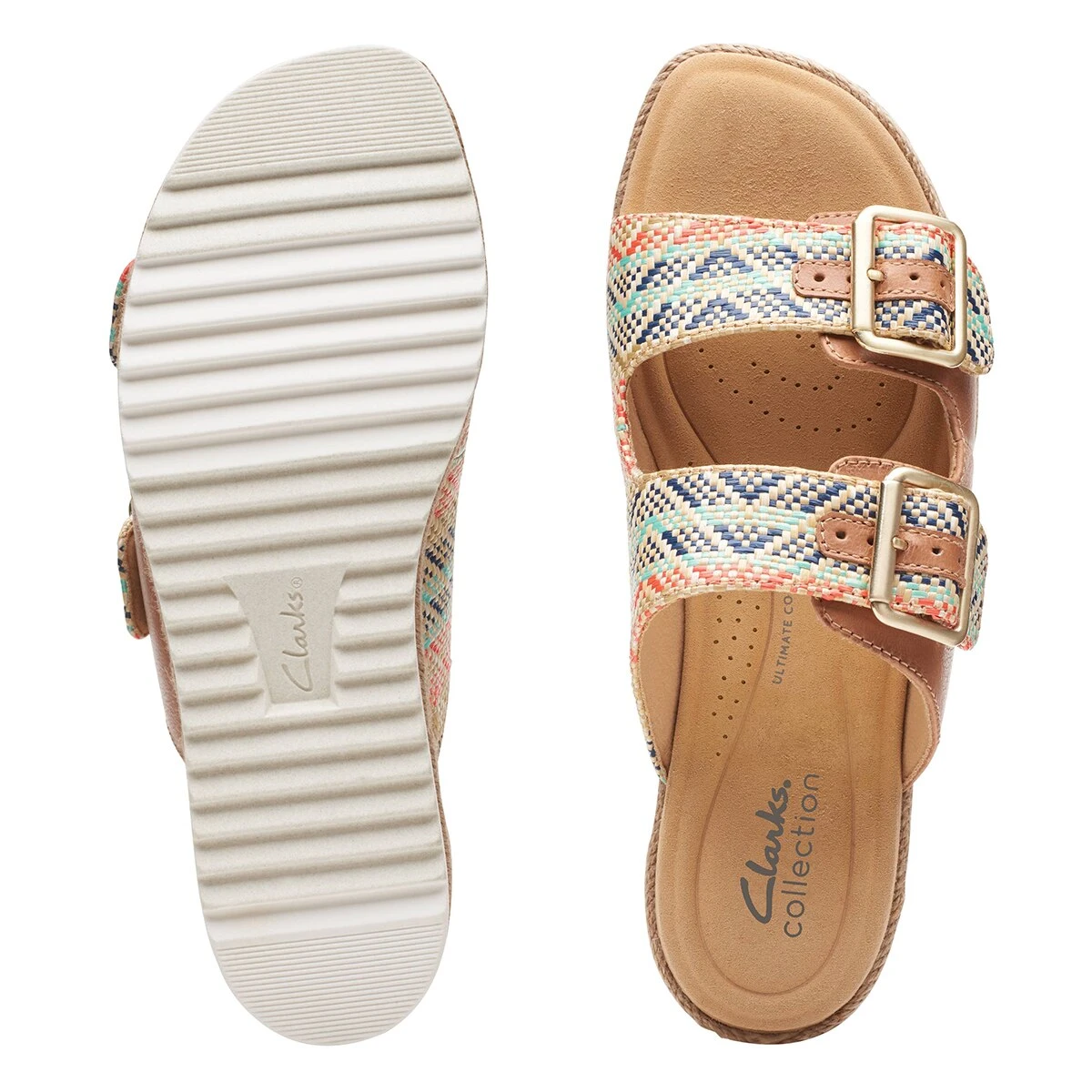 Womens Clarks® Collections Lana Beach Textile Espadrilles Sandals - Image 4