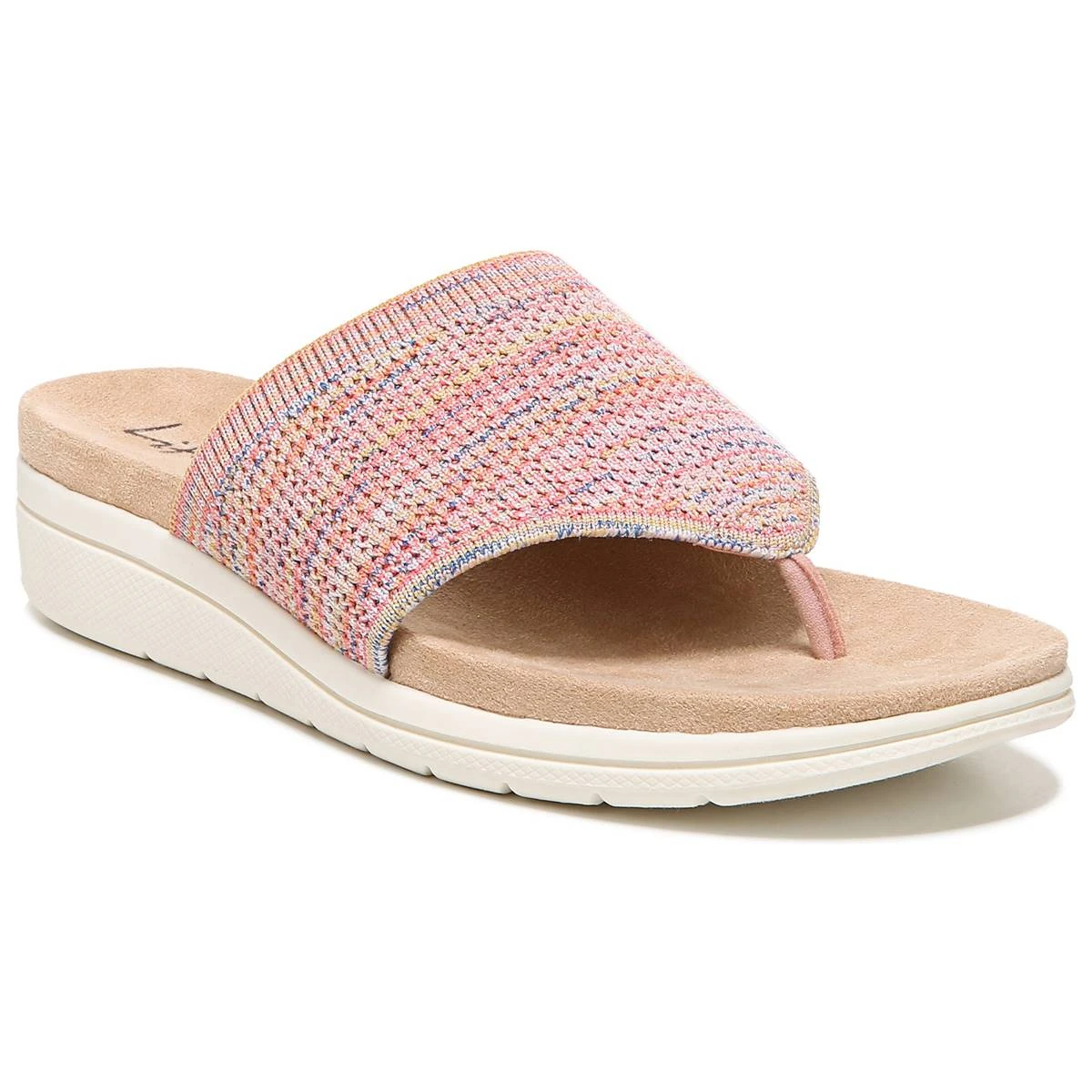 Sandals Womens LifeStride Poolside Rainow Flip Flops