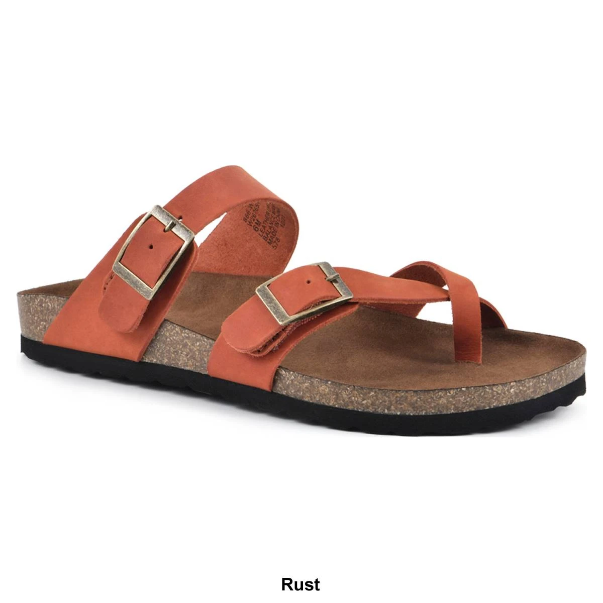 Womens White Mountain Gracie Slide Footbed Sandals - Image 9