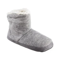 Womens Isotoner Marisol Heather Knit Bootie Slippers