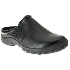 Work Shoes Mens Spring Step Blaine Work Clogs - Black