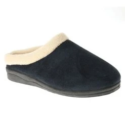 Womens Spring Step Ivana Slip On Slippers - Navy