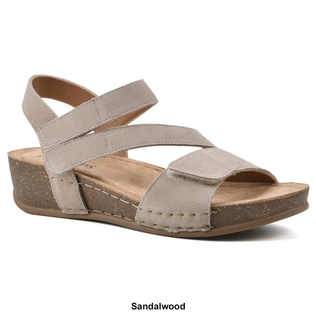 Womens White Mountain Fern Footbeds™ Strappy Sandals - Image 9