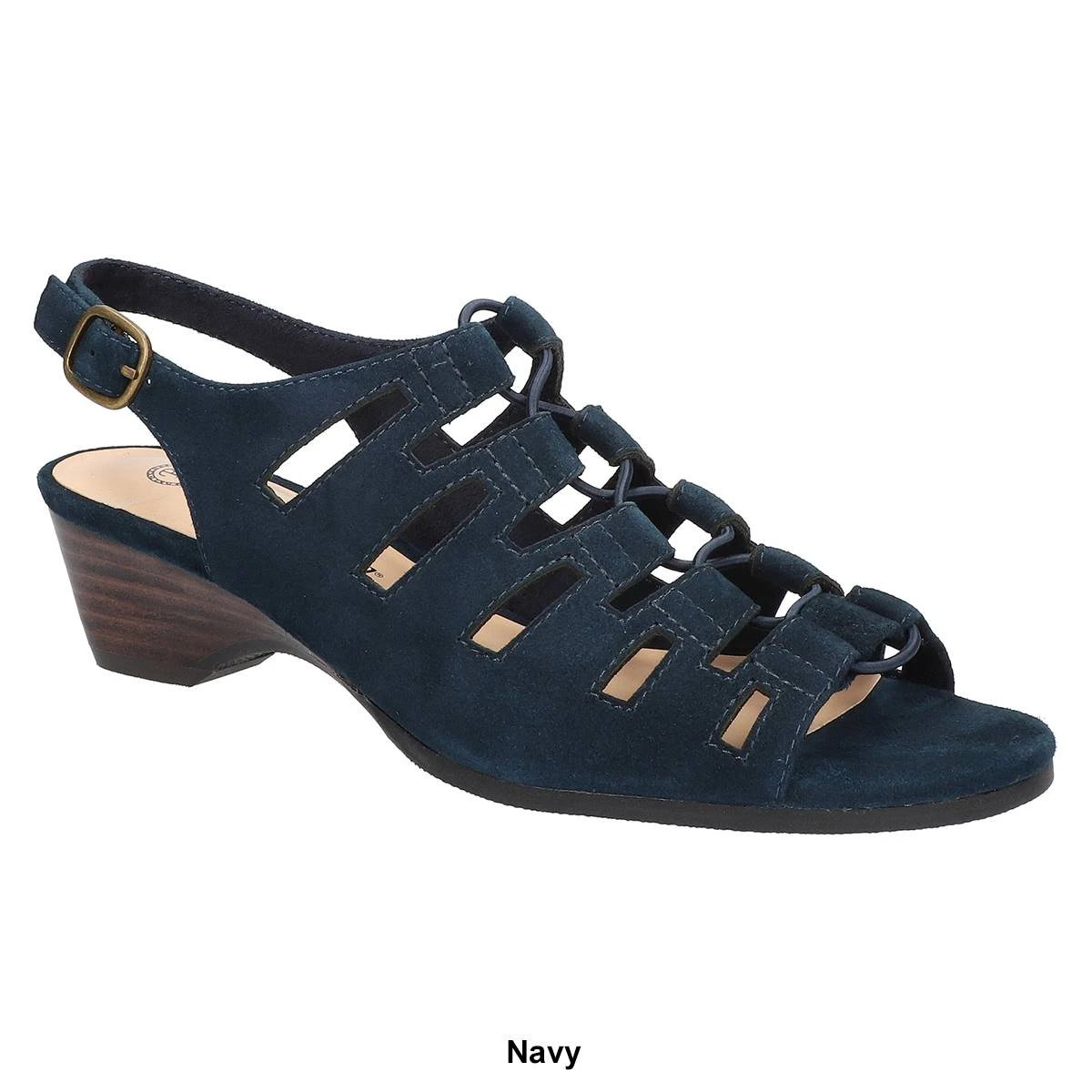 Womens Bella Vita Zamira Gladiator Slingback Suede Sandals - Image 7