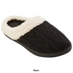 Womens Isotoner Cable Knit Alexis Hoodback Slippers -BEARPAW® Store be9a686c 849d 4718 a396 f5fc4a13eb6d
