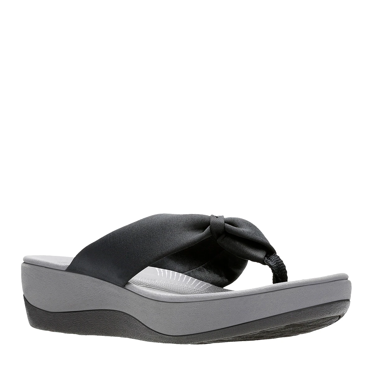Womens Clarks® Cloudsteppers™ Arla Glison Solid Thong Sandals