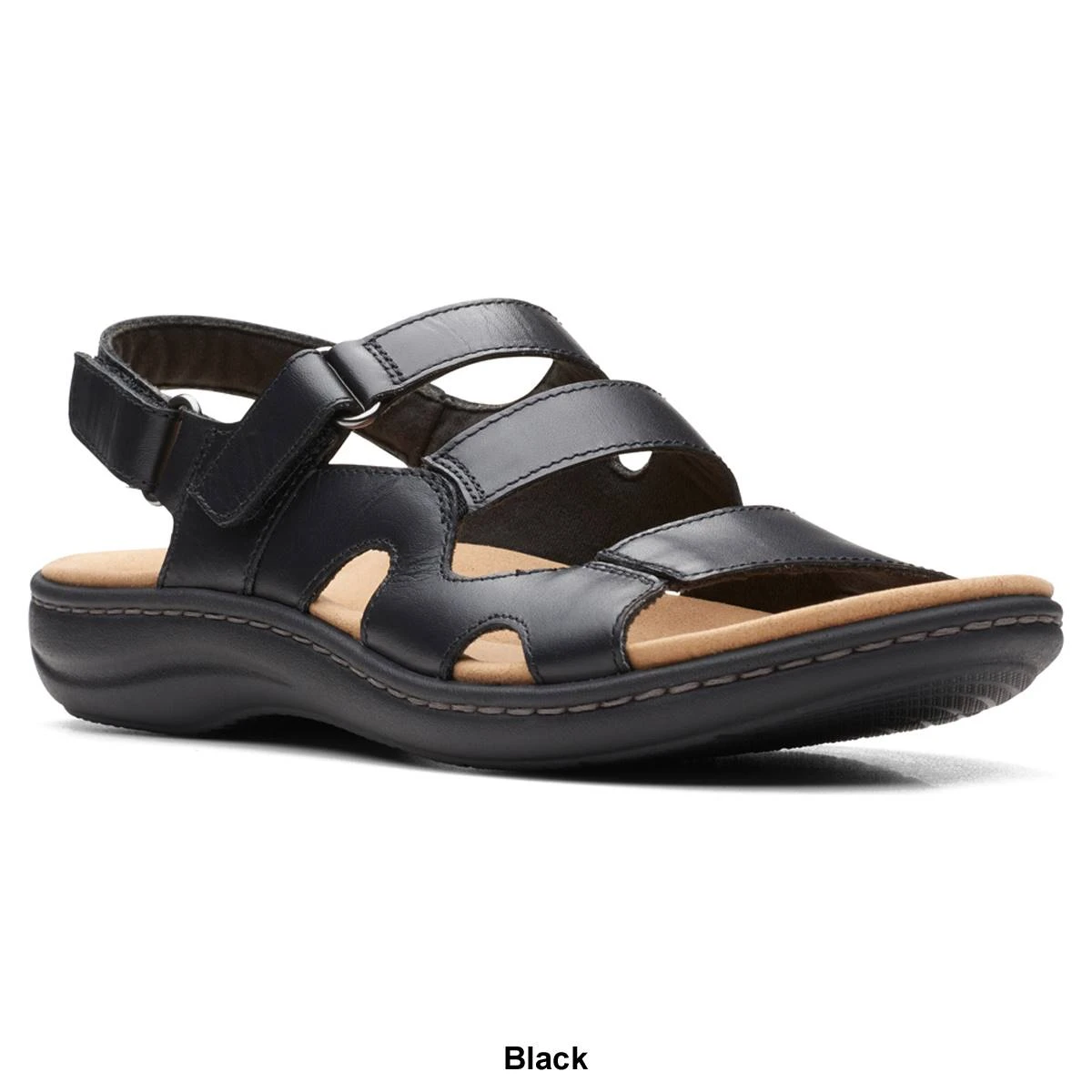 Womens Clarks® Collections Laurieann Leather Strappy Sandals - Image 6