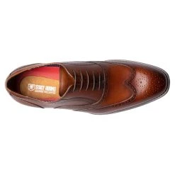 Dress Shoes Mens Stacy Adams Kaine Wingtip Oxfords - Cognac -BEARPAW® Store c2910287 c9ea 4ded a2d0 2f7bf85a9982
