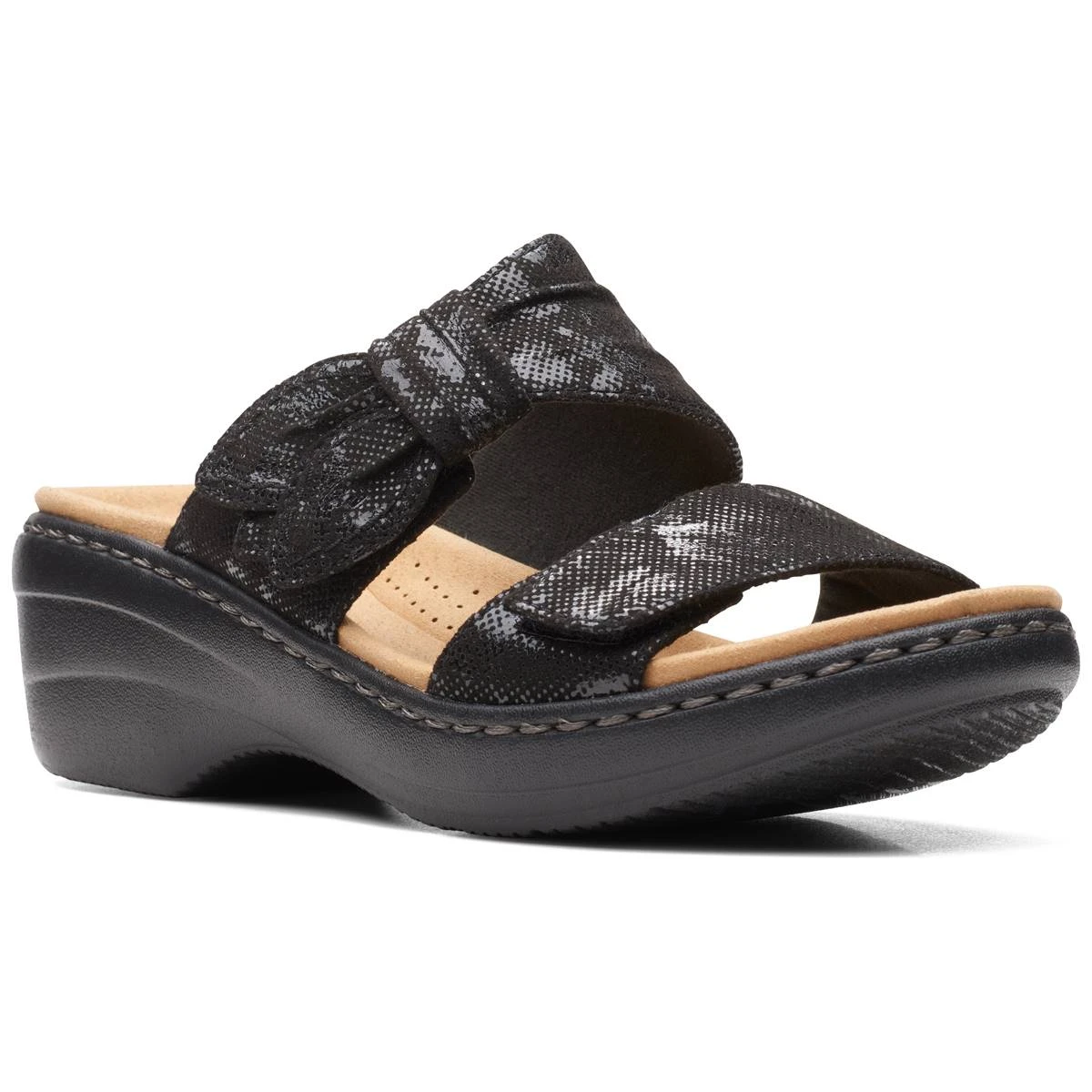 Womens Clarks® Collections Merliah Charm Slide Sandals