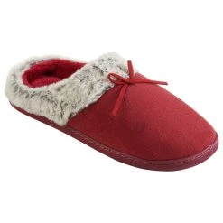 Slippers Womens Gold Toe® Crosuede Clog Slppers With Bow