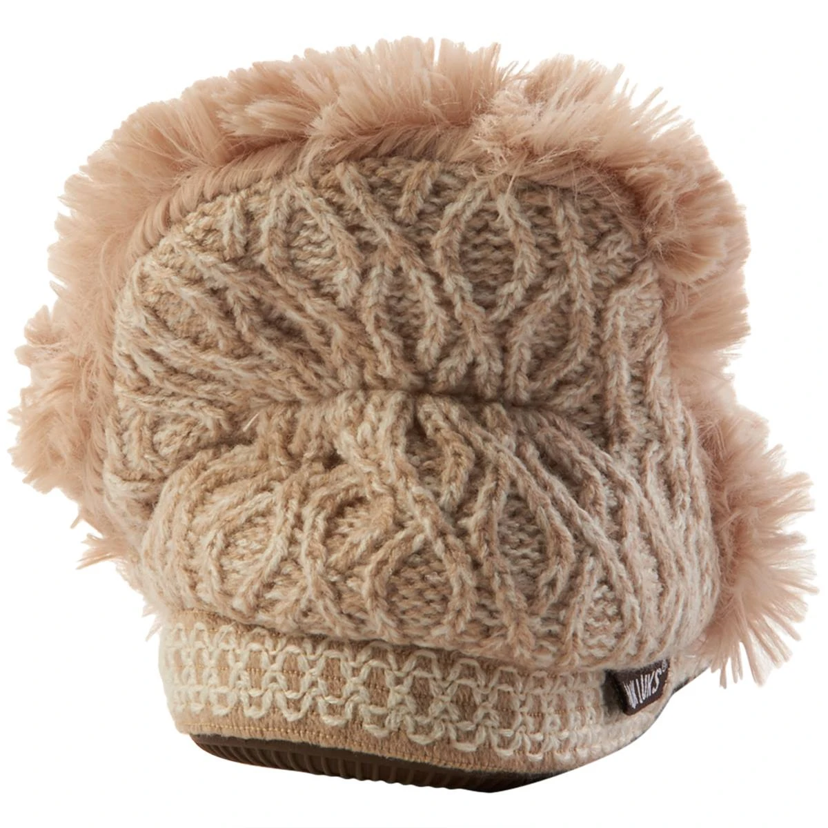 Womens MUK LUKS® Amira Pull On Slippers - Ivory - Image 3