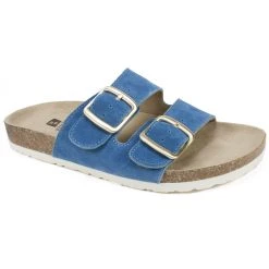Womens White Mountain Helga Suede Footbeds™ Sandals