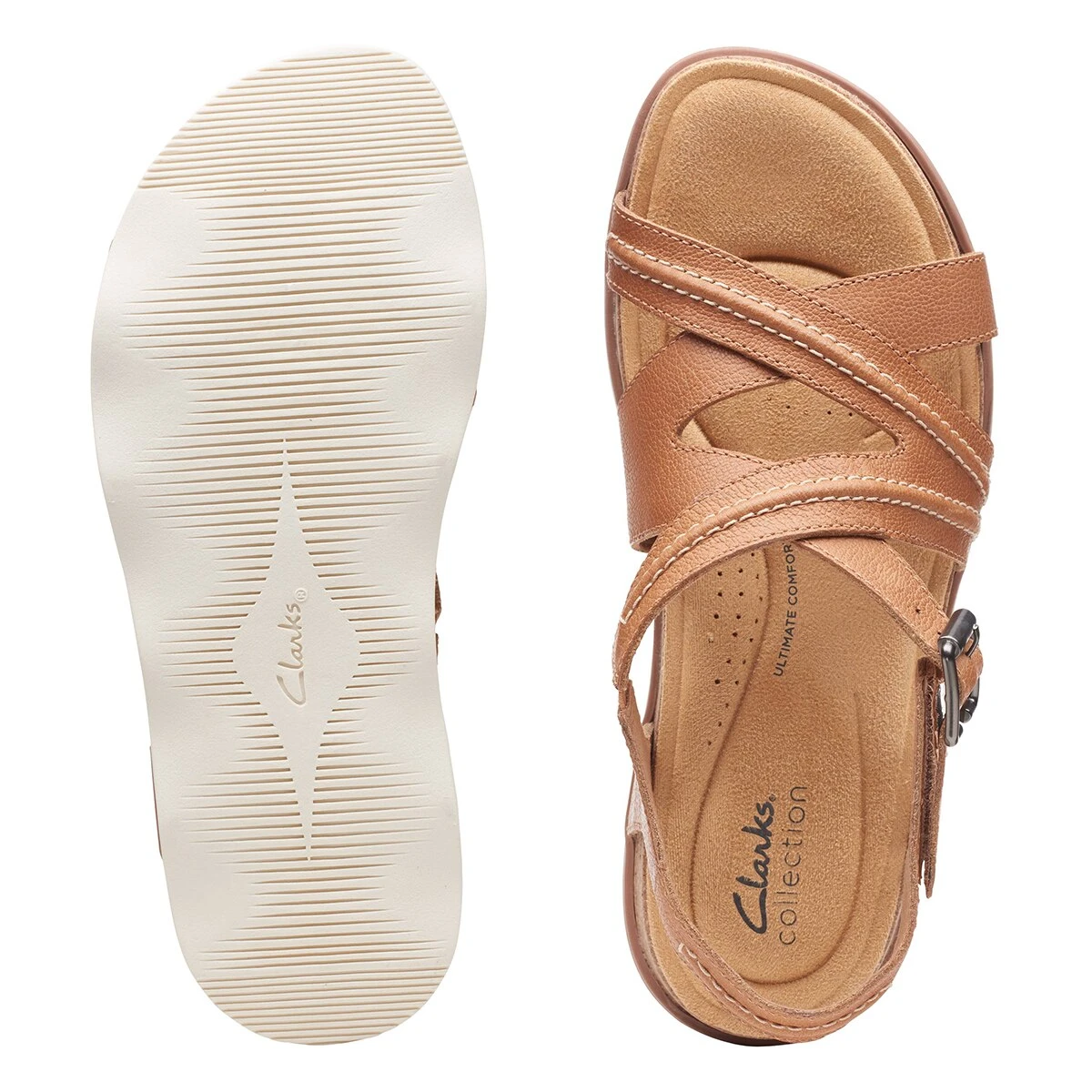 Womens Clarks® Collections Brynn Ave Strappy Sandals - Image 4