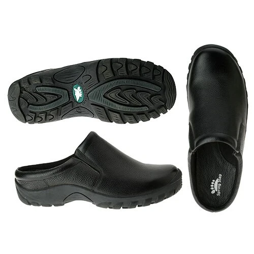 Work Shoes Mens Spring Step Blaine Work Clogs - White - Image 2