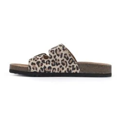 Womens White Mountain Helga Leopard Footbeds™ Sandals -BEARPAW® Store d8b313b7 9bb7 4828 8518 be26bbc7bf1b