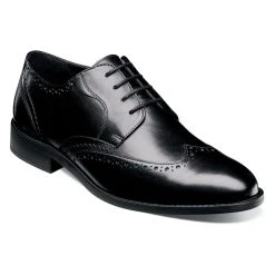 Dress Shoes Mens Stacy Adams Barlow Wingtip Oxfords - Black