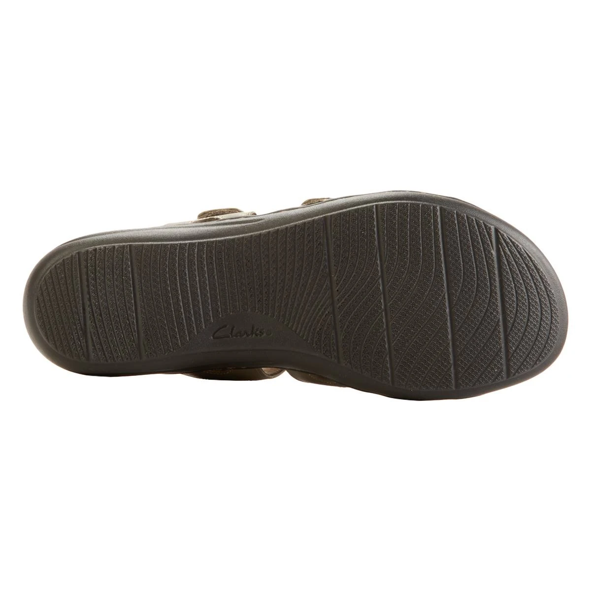 Womens Clarks® Laurie Ann Bella Olive Slide Sandals - Image 5