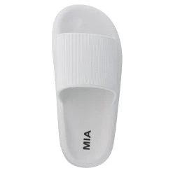 Womens Mia Lexa Slide Sandals - White -BEARPAW® Store dfbee7aa 18cb 4f42 a084 9680bce34243