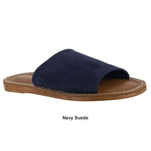 Womens Bella Vita Ros-Italy Suede Slide Sandals - Image 8