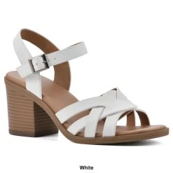 Womens White Mountain Bergen Strappy Sandals -BEARPAW® Store e246a4a0 cf5f 4fd8 95b0 c89b81b81424