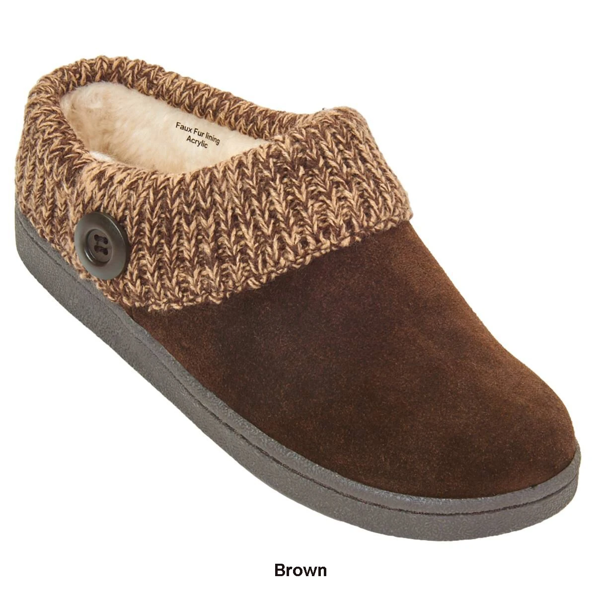 Slippers Womens Clarks® Nikki Marled Scuff Bootie - Image 3