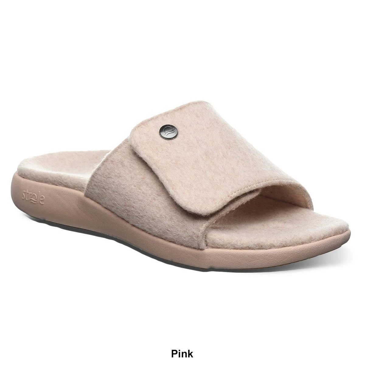 Womens Strole Den Solid Open-Toe Slippers - Image 7