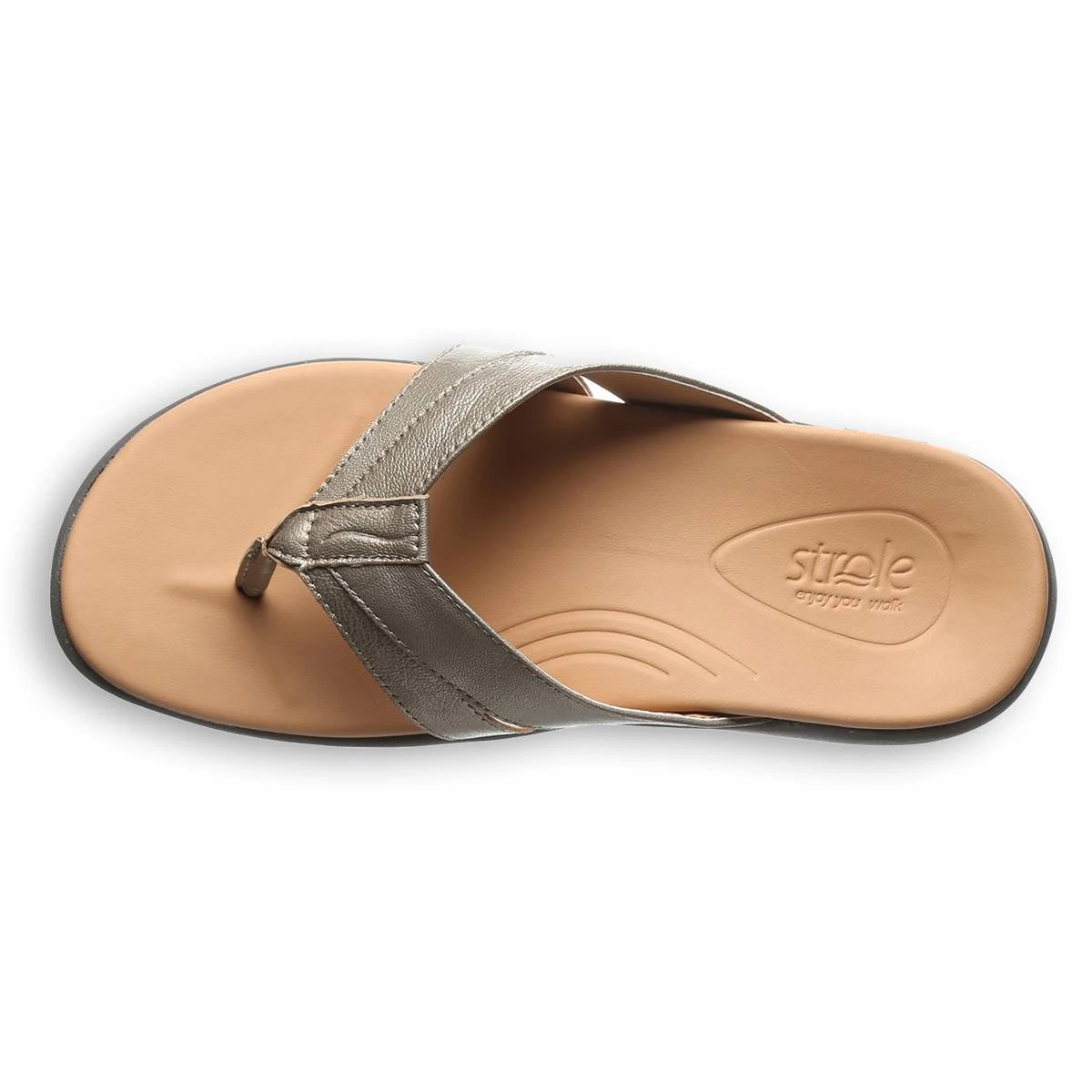 Womens Strole Bliss Solid Flip Flops Sandals - Image 4