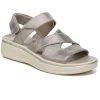 Womens BZees Traveler Metallic Strappy Sandals