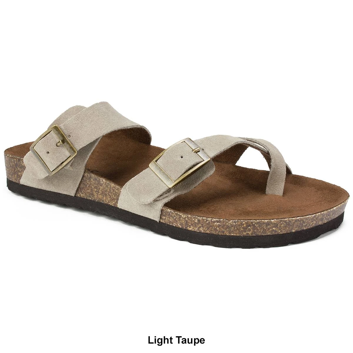 Womens White Mountain Gracie Slide Footbed Sandals - Image 8
