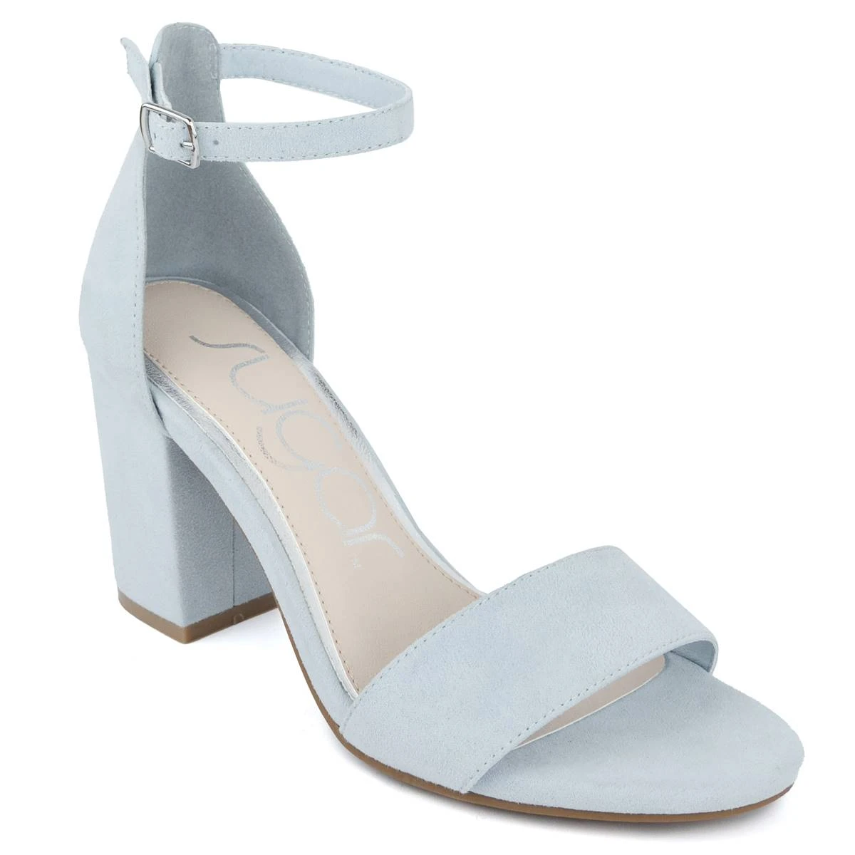 Womens Sugar Machelene Block Heel Sandals