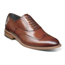 Dress Shoes Mens Stacy Adams Dunbar Wingtip Oxfords - Brown