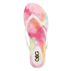 Womens GBG Los Angeles Bayla Flip Flop Sandals - White -BEARPAW® Store eecea8ba a1bd 4478 8670 0b72be66ba87