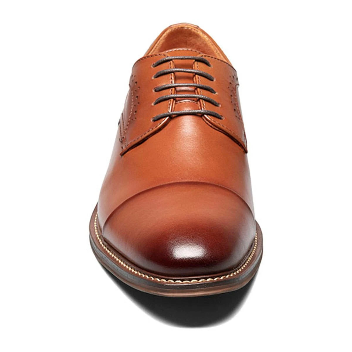 Dress Shoes Mens Stacy Adams Maddox Cap Toe Oxfords - Brown - Image 6