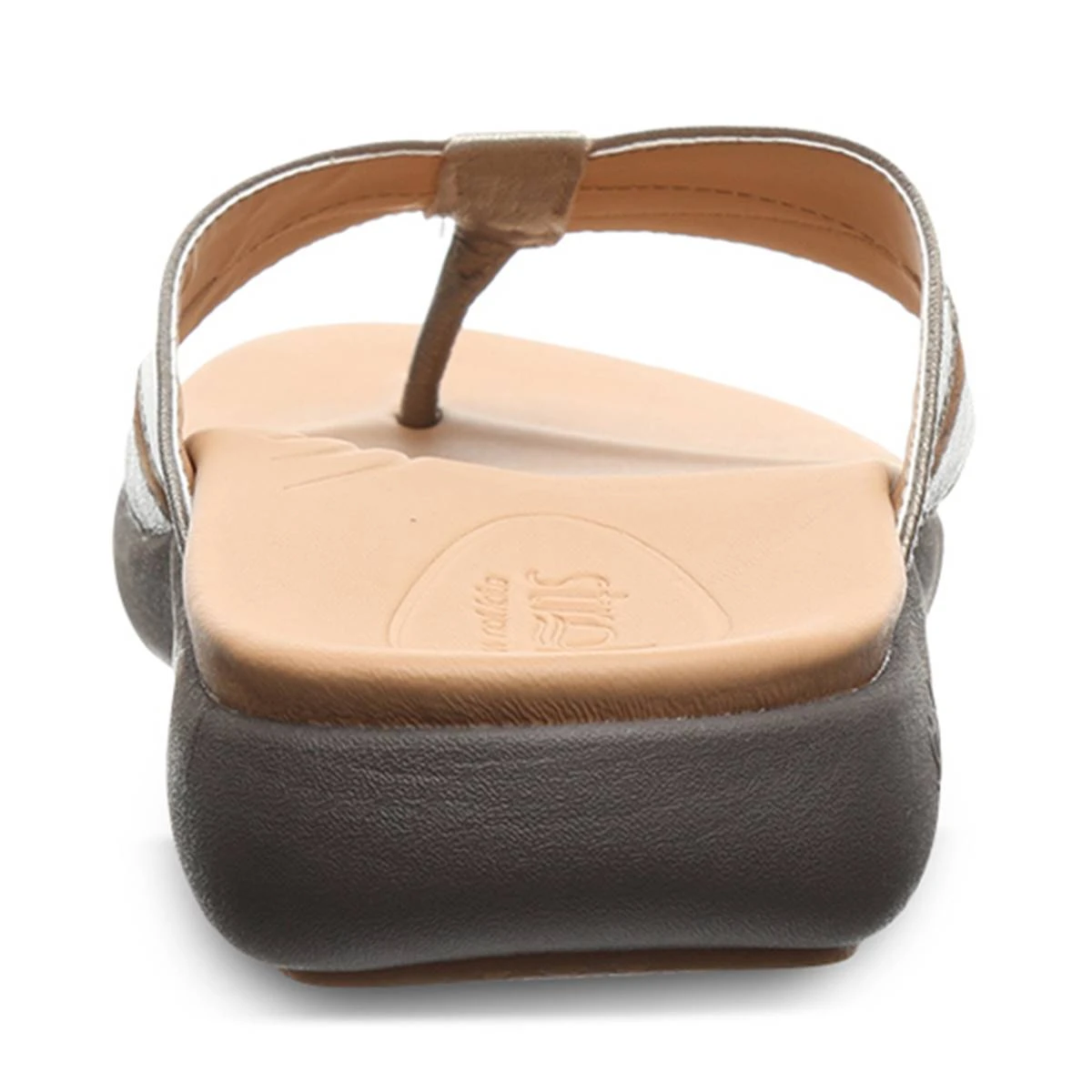 Womens Strole Bliss Solid Flip Flops Sandals - Image 3