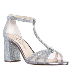 Womens Touch Of Nina Haviva T-Strap Heeled Strappy Sandals