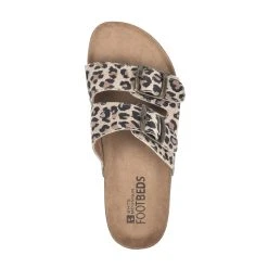 Womens White Mountain Helga Leopard Footbeds™ Sandals -BEARPAW® Store f868be44 22b7 46cb 95d1 3ae0b1b077f5