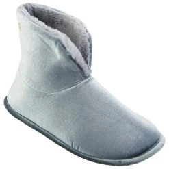 Womens Dearfoams® Shiny Velour Bootie Slippers