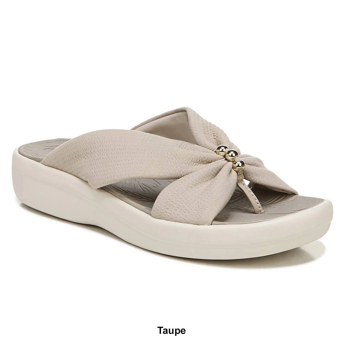 Womens BZees Promise Solid Thong Sandals - Image 8