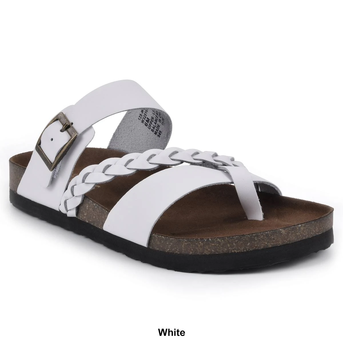 Womens White Mountain Hazy Footbeds™ Sandals - Image 6